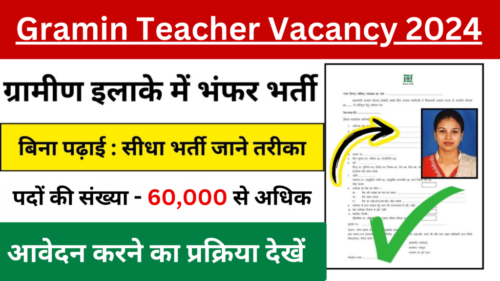 Gramin Teacher Vacancy 2024